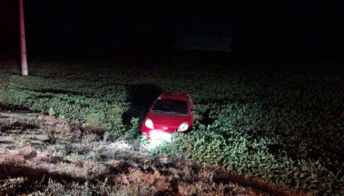 Pinhão - Capotamento seguido de atropelamento deixa homem gravemente ferido na PR-170